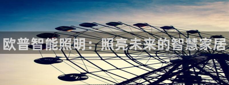 云顶国际日本：欧普智能照明：照亮未来的智